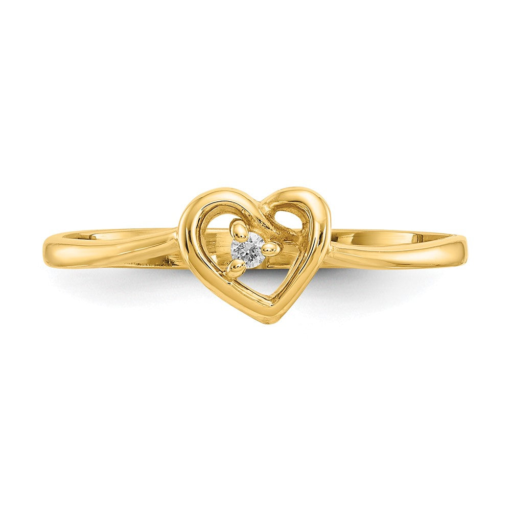 Buy Stylish 14K Gold Diamond Heart Ring - Luxury Design, Affordable Price