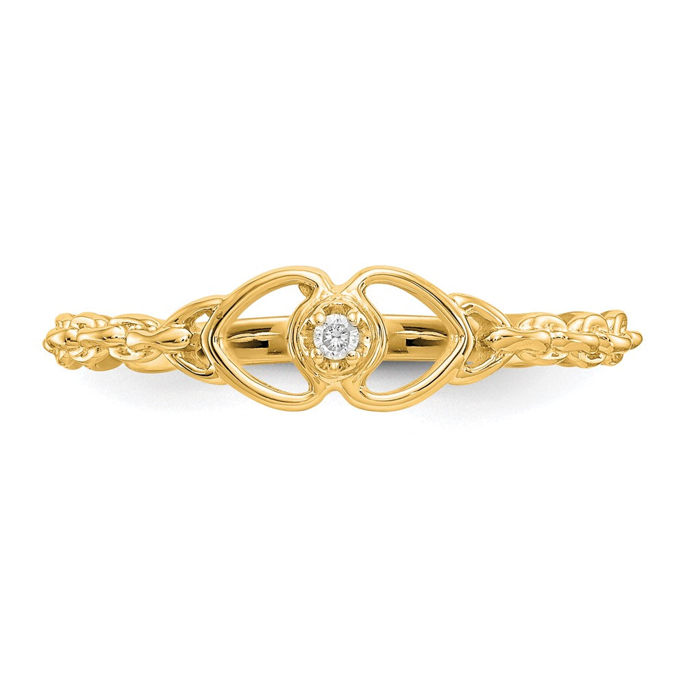 Buy Exclusive 14K Gold AA Diamond Heart Ring - Stylish & Affordable Luxury!