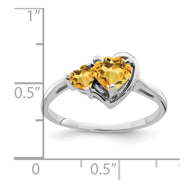 14K White Gold Gemstone Engagement Ring