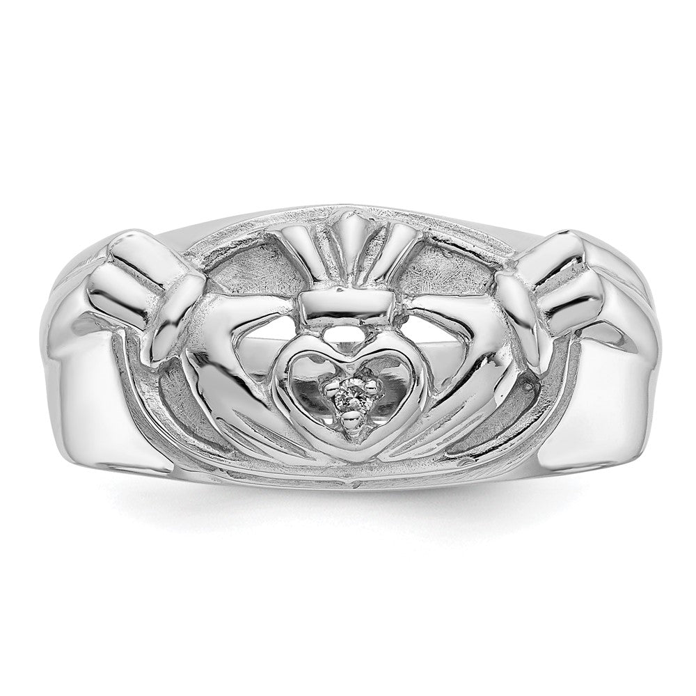 Exclusive 14K White Gold AAA Diamond Ring - Stylish & Affordable Luxury