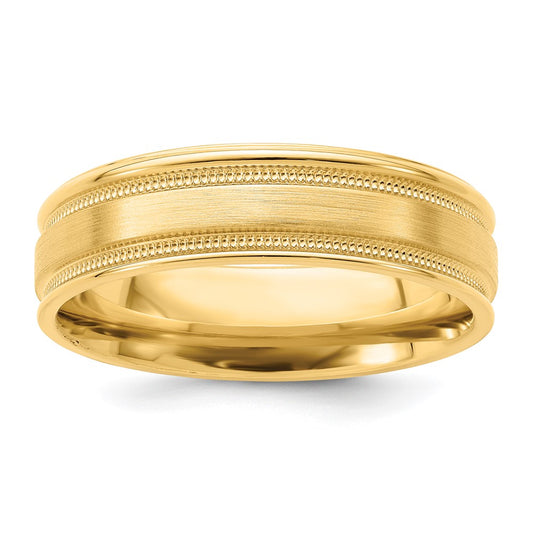 Shop Stylish 14K Yellow Gold 6mm Lightweight Wedding Band - Size 11
