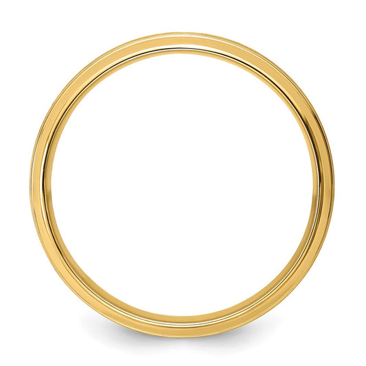 Shop 14K Yellow Gold 6mm Comfort Fit Wedding Band - Stylish Brushed Satin Finish