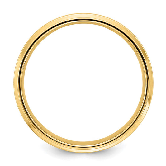 Buy 14K Yellow Gold 6mm Lightweight Comfort Fit Wedding Band - Stylish Size 13.5