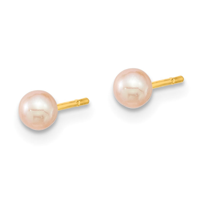 Shop 14K Gold Butterfly & Freshwater Pearl Hoop Earrings Set - 3 Pairs, Stylish-5