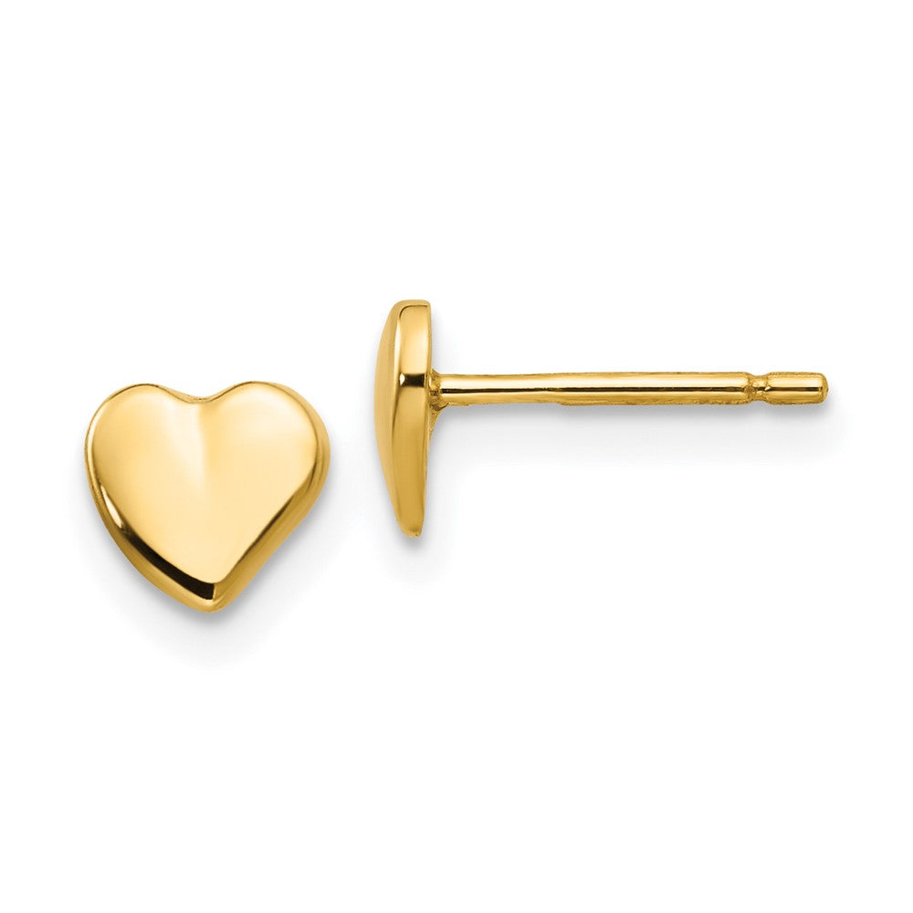 Shop Exclusive 14K Gold Heart-Shaped Earrings | Stylish & High-Quality Design